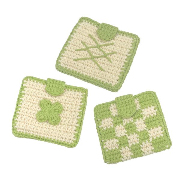 [민티니팅] 뜨개 카드지갑 3종