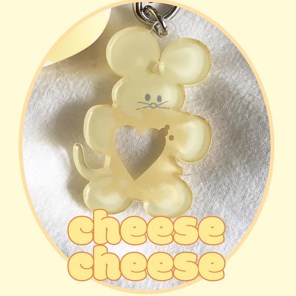 cheese cheese key ring (키링)