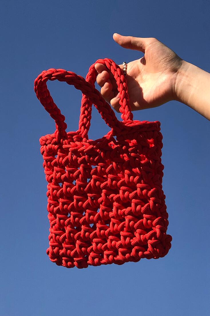 [empty room] fruit net mini bag_5 colors