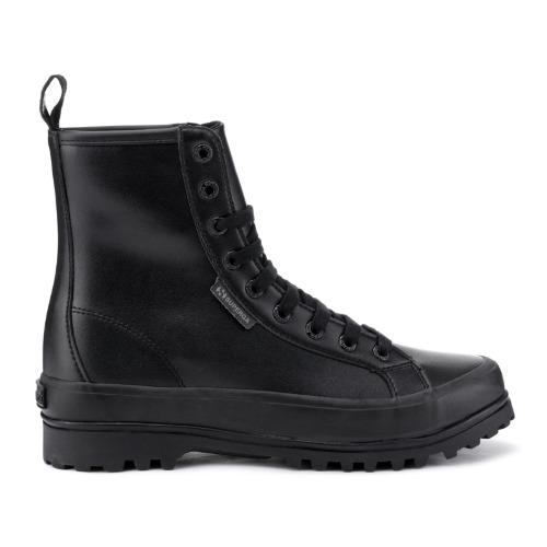 수페르가 2643 알피나 비건 레더 부츠 블랙_S7114DWA0Z