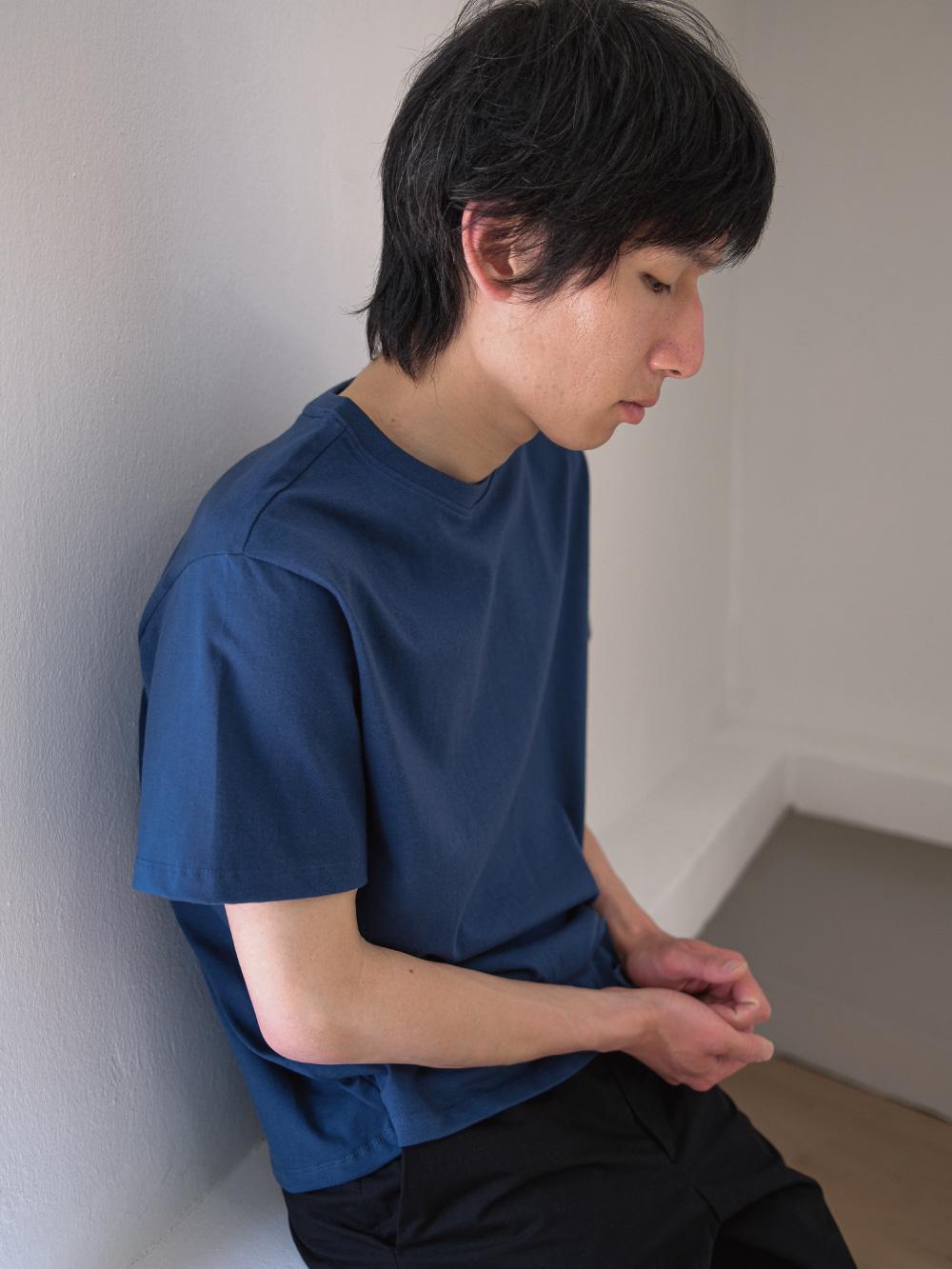 solid t-shirt blue