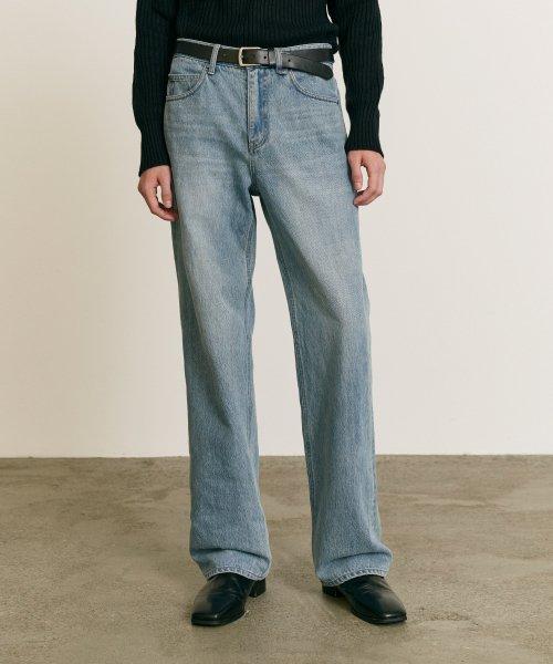 Blue Cone Wide Jeans
