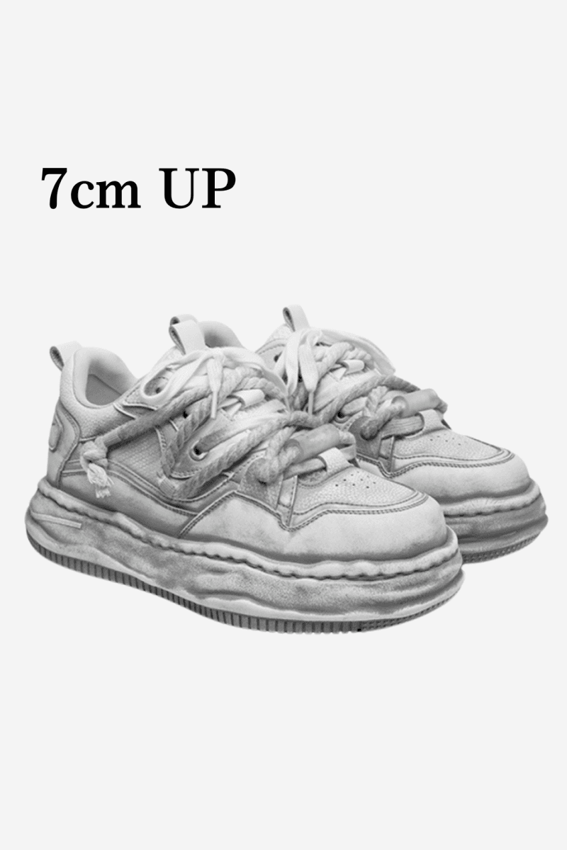 7.0cm UP 화이트 그런 지 운동화 na1897