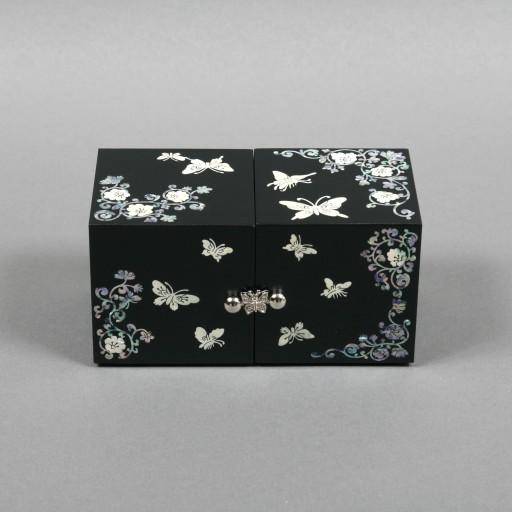 꽃나비 무광 쌍합보석함