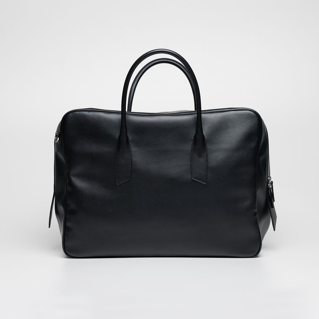 [29CM 단독] art canvas travel BAG - black