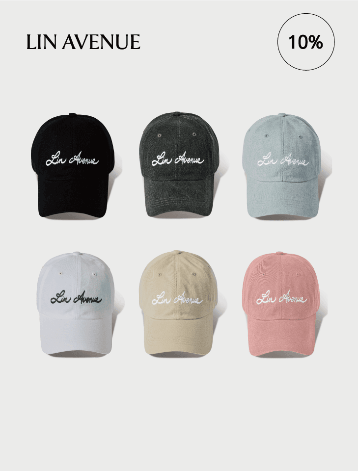 린에비뉴 코튼 볼캡 13종 골라담기