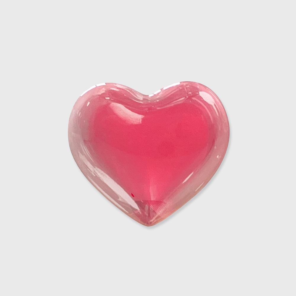 [에폭시톡] pink clear heart 스마트톡 휴대폰 거치대 모양톡 톡 아이폰케이스 갤럭시케이스 폰거치대 smarttok tok 폰케이스 심플 슬림 선물 커플 우정 추천 곰 토끼 아이폰 14 13 12 프로 미니 갤럭시 s23 울트라 s22