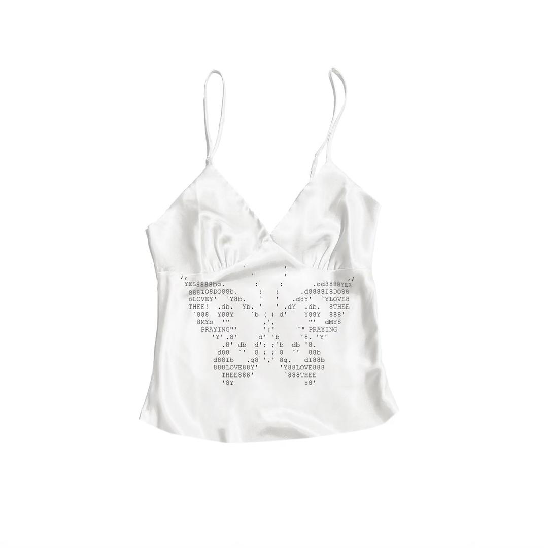 Cropped Butterfly slip - L