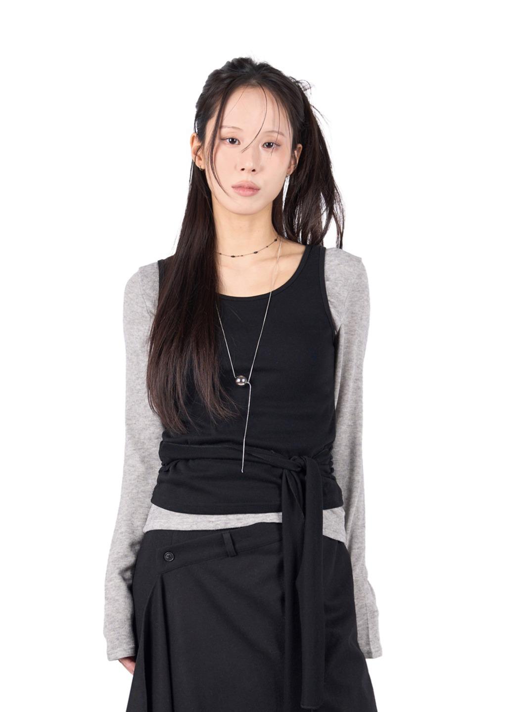 릿킴 VISUAL SLEEVELESS