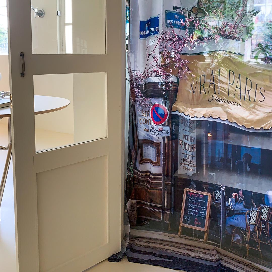 /느긋한 오후의 기록/ 66 Café at Montmartre, Paris #2 (142-225cm)