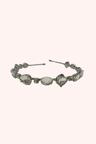Enchanted Crystals Headband <br> Silver