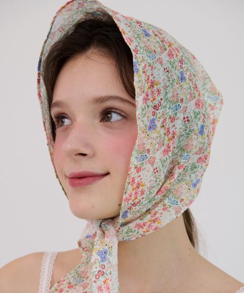 [25ss]Floral Garden Scarf