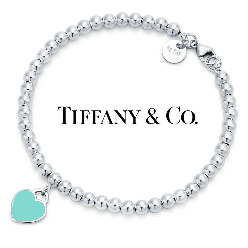 티파니앤코 리턴 투 티파니 블루 하트 태그 테그 비드 팔찌 브레이슬릿 시그니처 티파니 생일 선물 4 mm | 상품 상세 | 크로켓