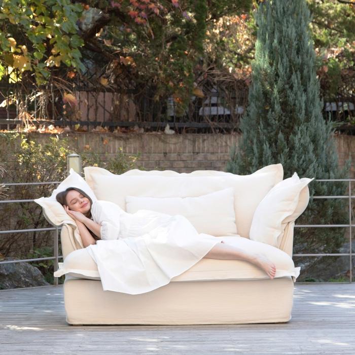 [오가닉 퓨어1939]온더클라우드 1.5인용 소파(PR701-1)- 퓨어 내추럴