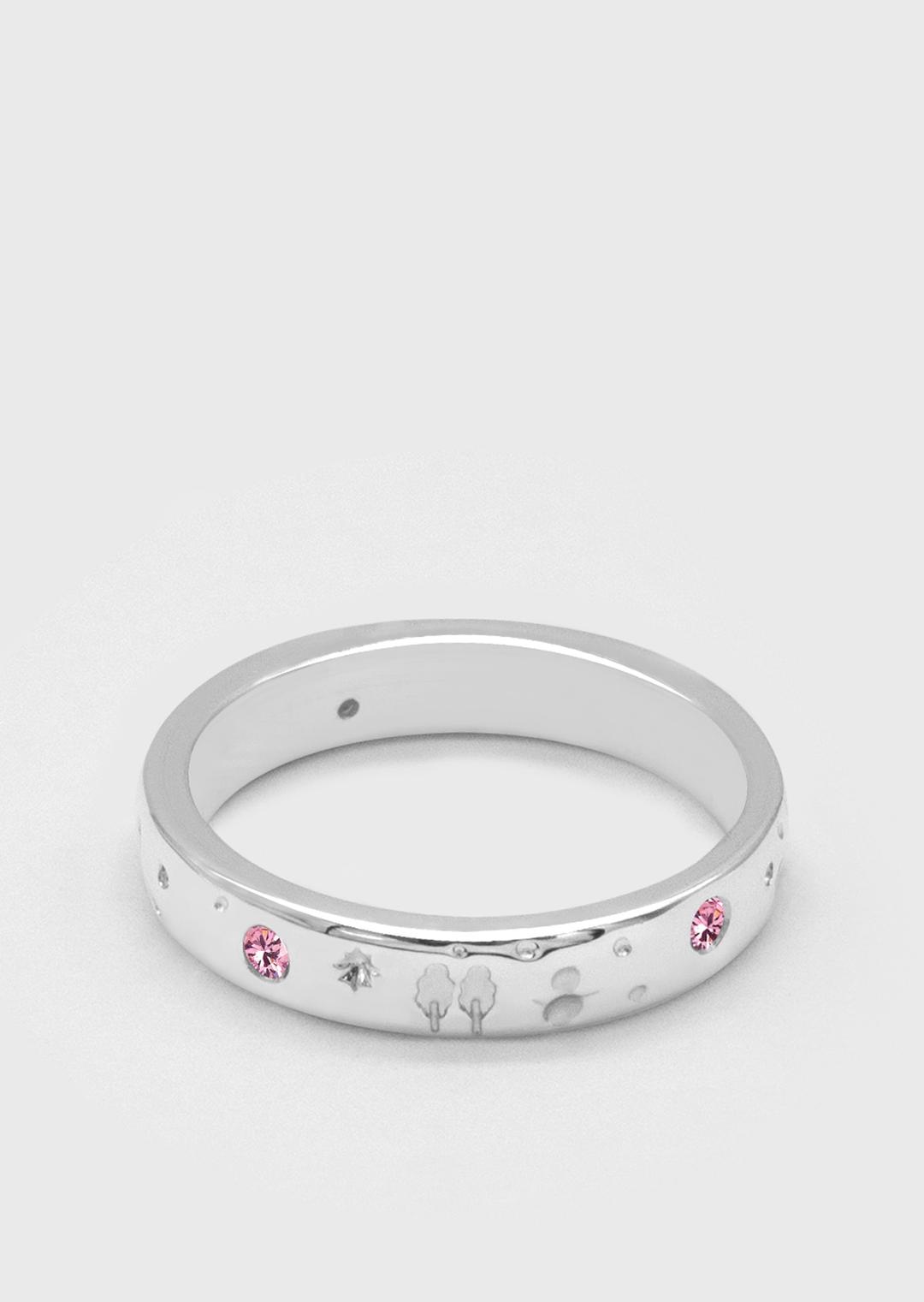 Pink Winter Story Ring