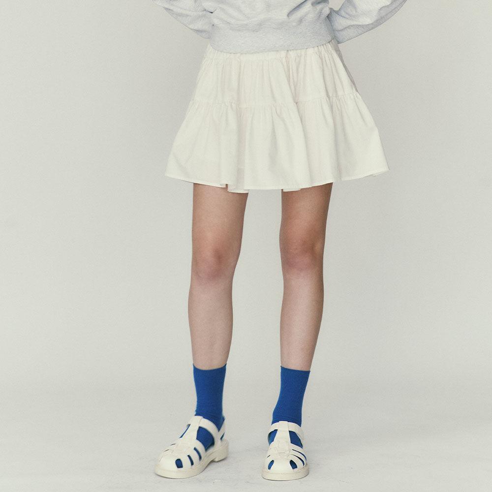 [29cm단독]SHIRRING BANDING SKIRT - IVORY