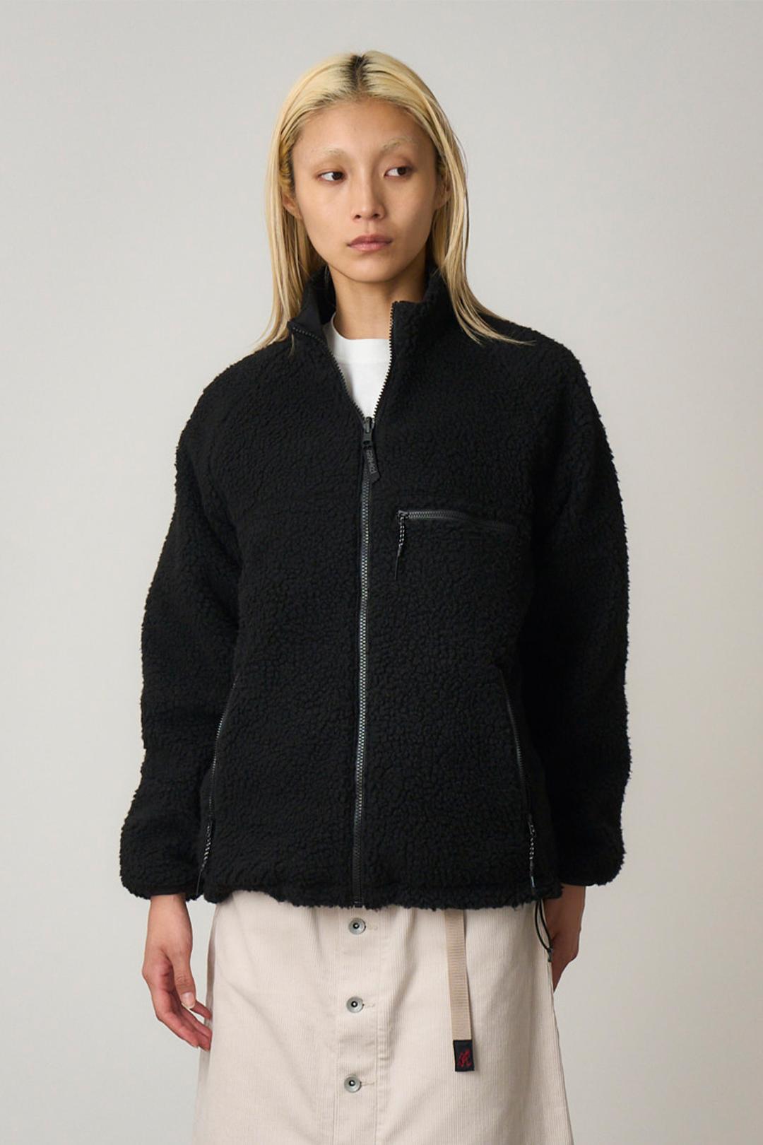 그라미치 리버시블 셰르파 자켓 차콜 / 블랙