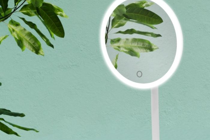 LED 코코 화장대 화이트 원형 조명거울