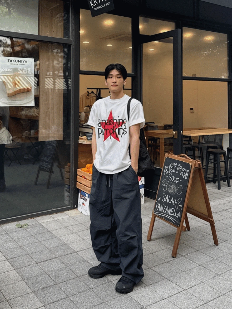 S.P 스타 하프 티셔츠