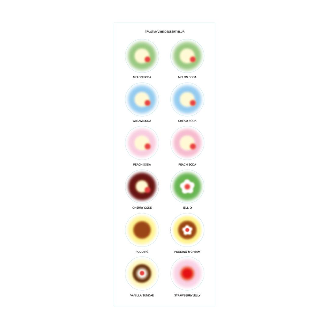 TMV DESSERT BLUR STICKER