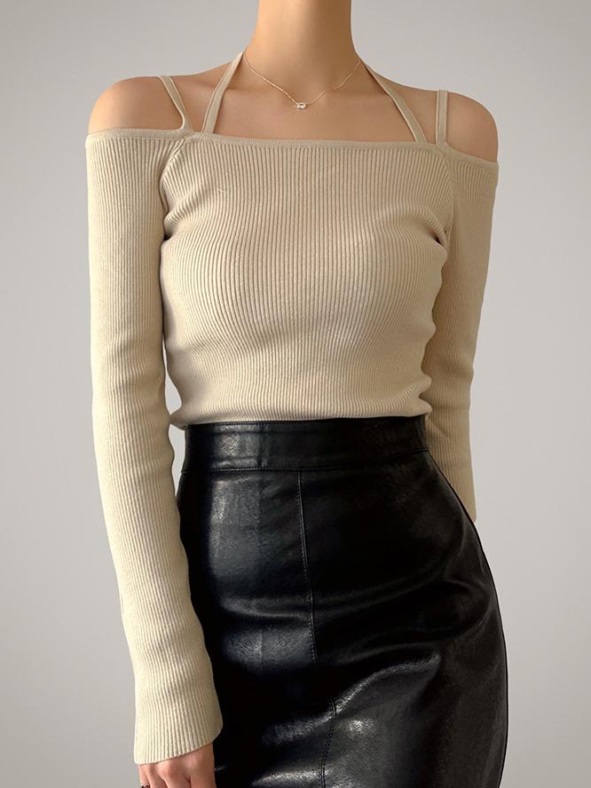 baleen romne knit top [3color]