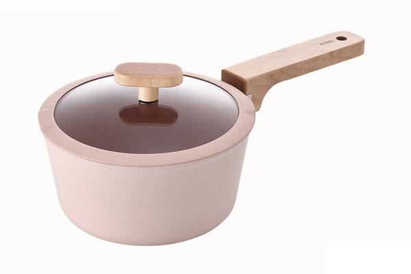 헤르네 IH 편수냄비 18cm 핑크베이지