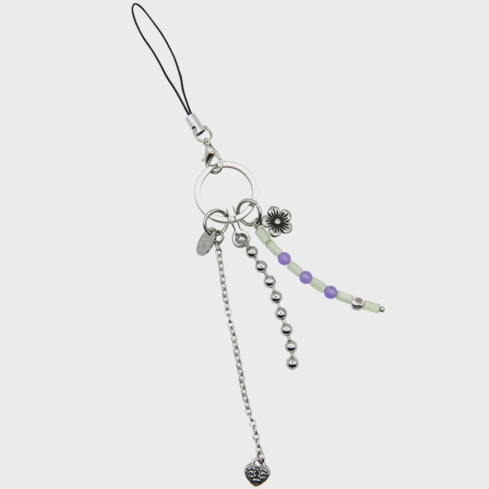 mini bead phone strap