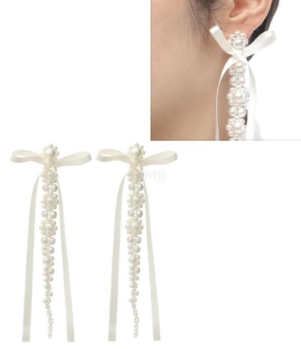 Bow Ribbon Dirp Earing (ERG390 0904)