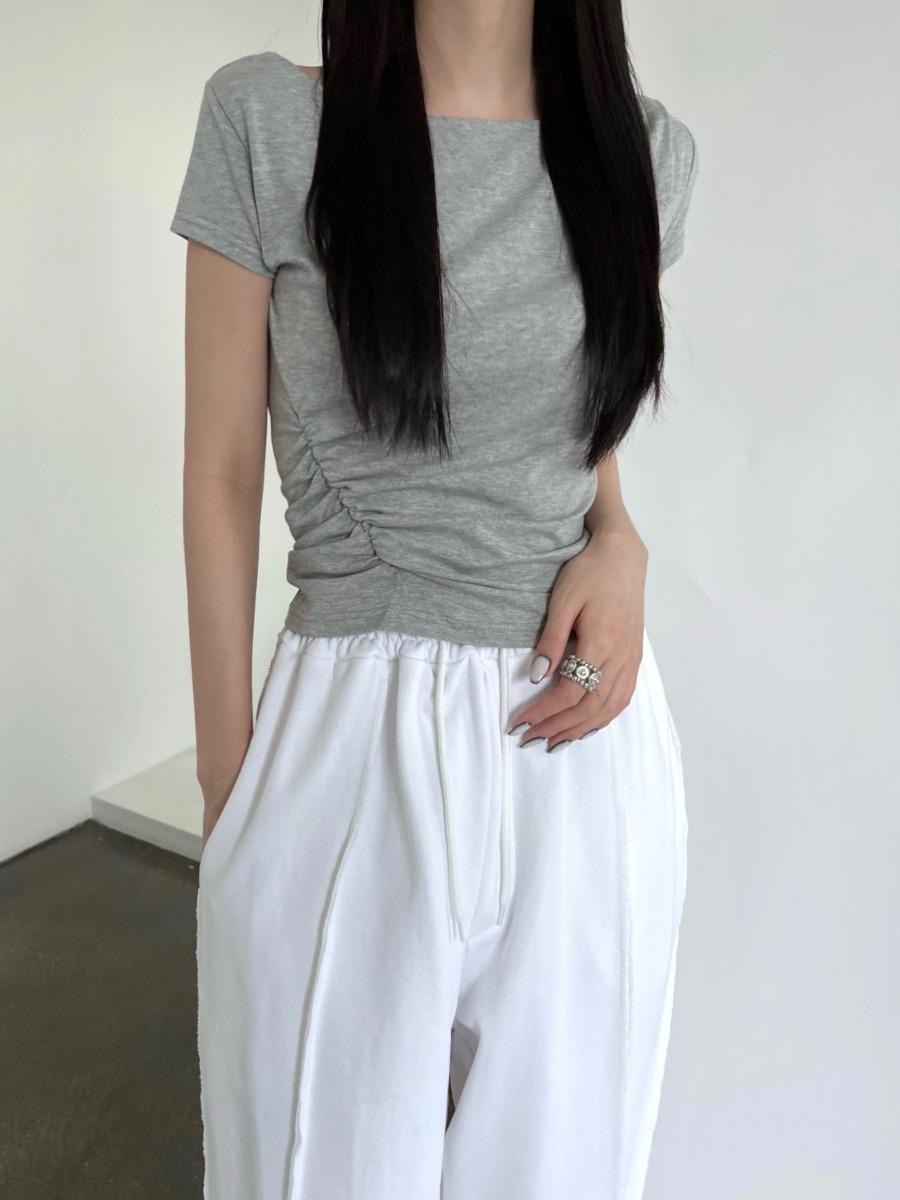 Mool Shirring Tee (3color)