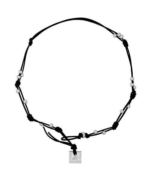 layered leather necklace
