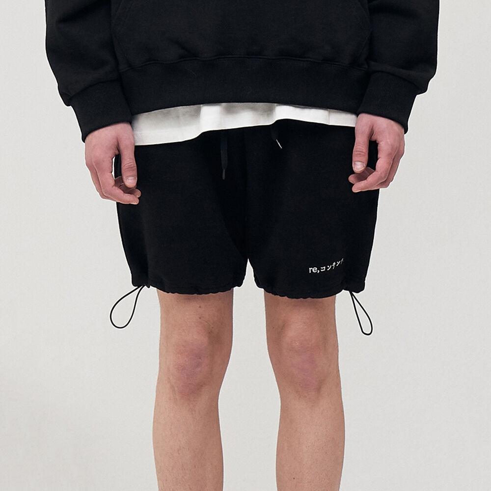 RC string shorts (black)