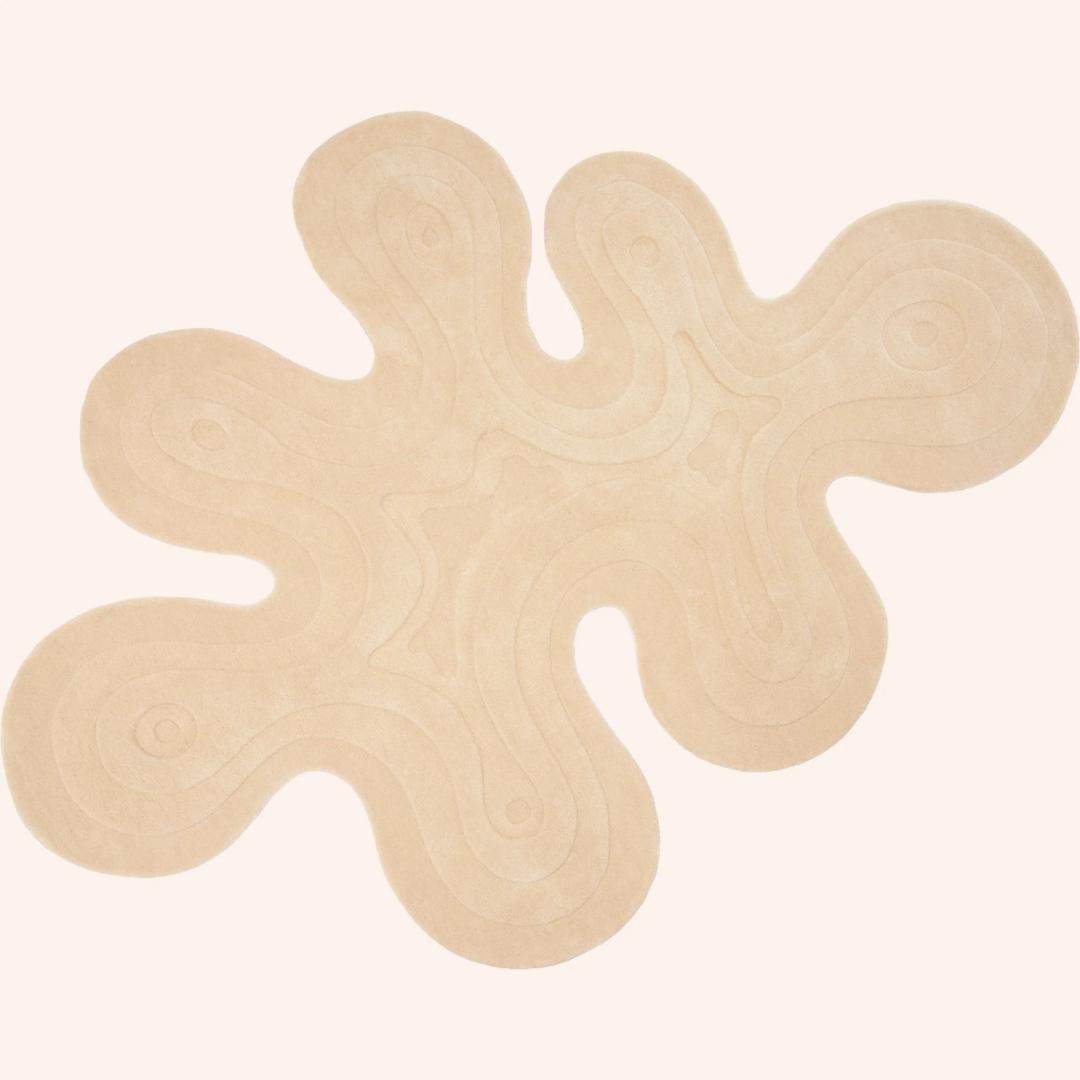 The Dune Rug - S - 3' / Ecru