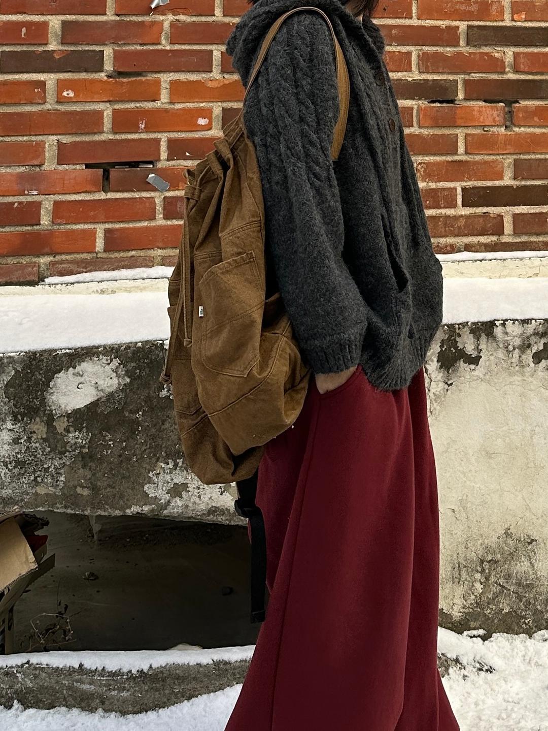 신시 Vintage washing backpack / 빈티지 워싱 백팩