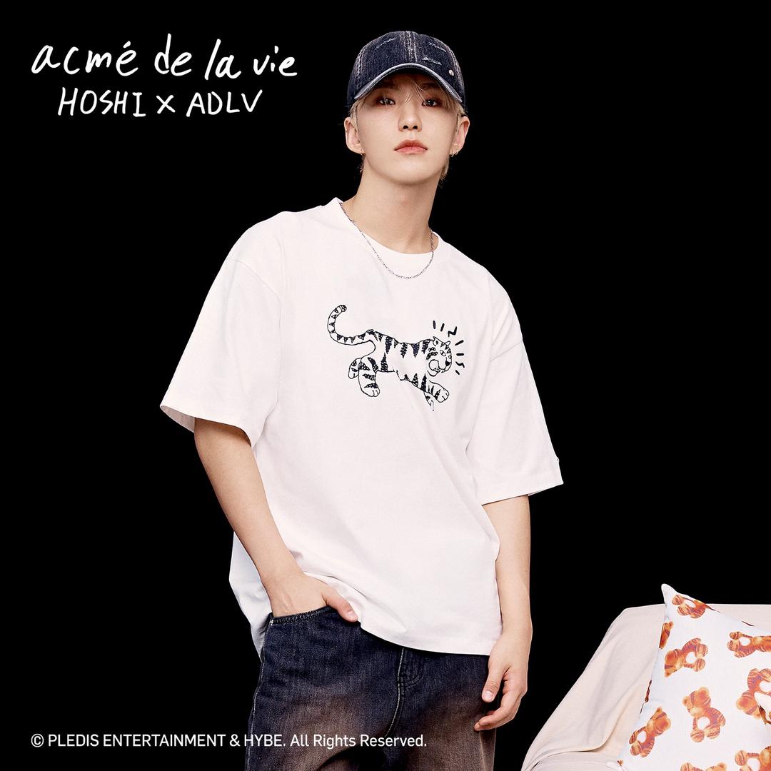 HOSHI X ADLV TIGER SKETCH SHORT SLEEVE T-SHIRT