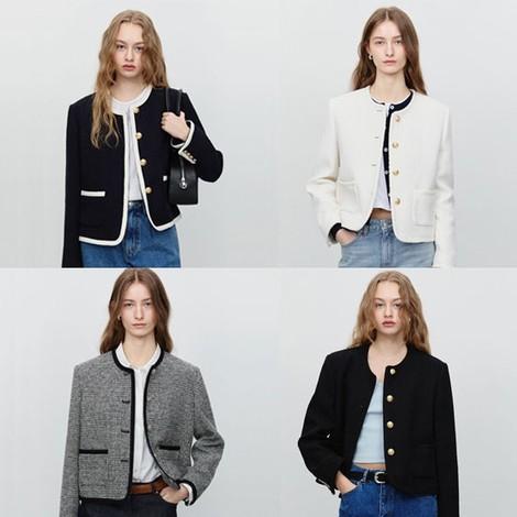 CLASSIC BOUCLE TWEED JACKET_UDJA5A205