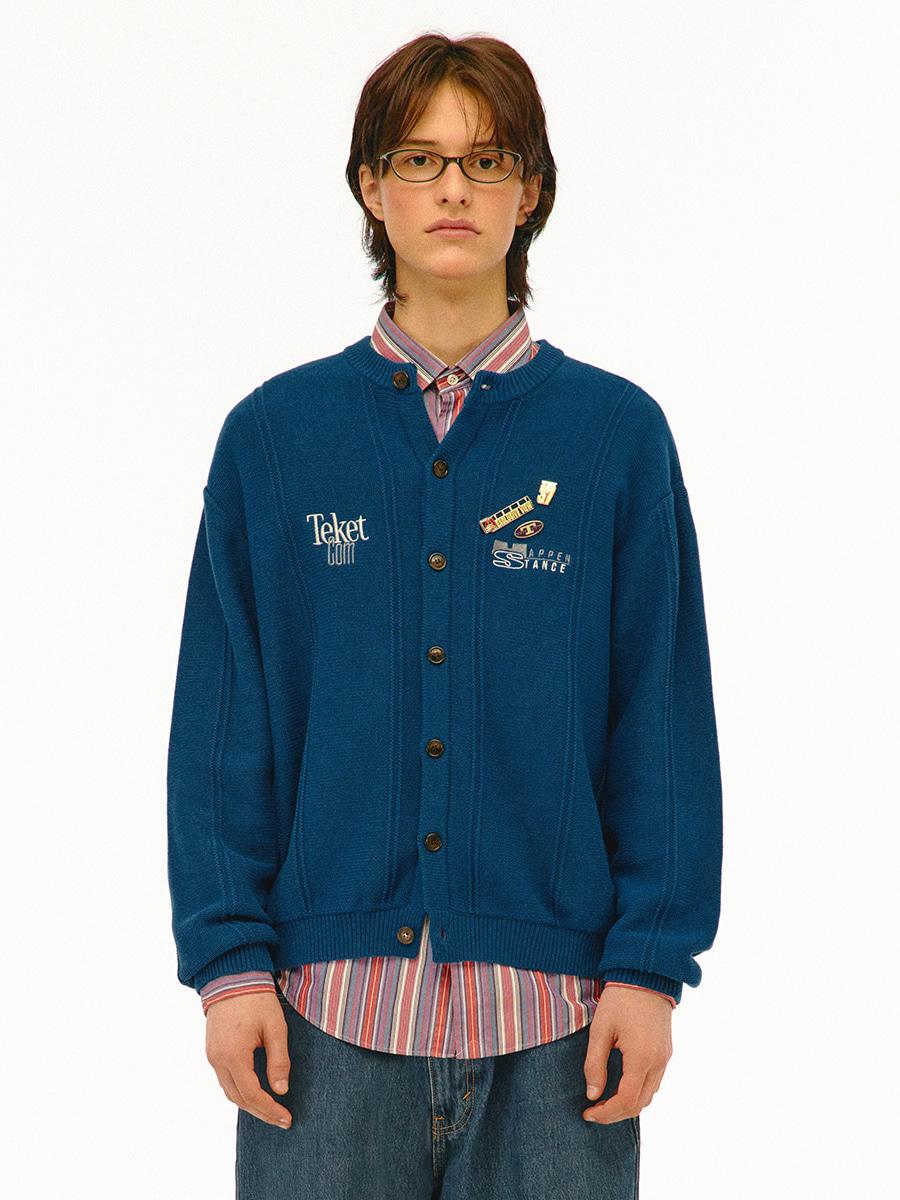 Happenstance Cardigan Blue