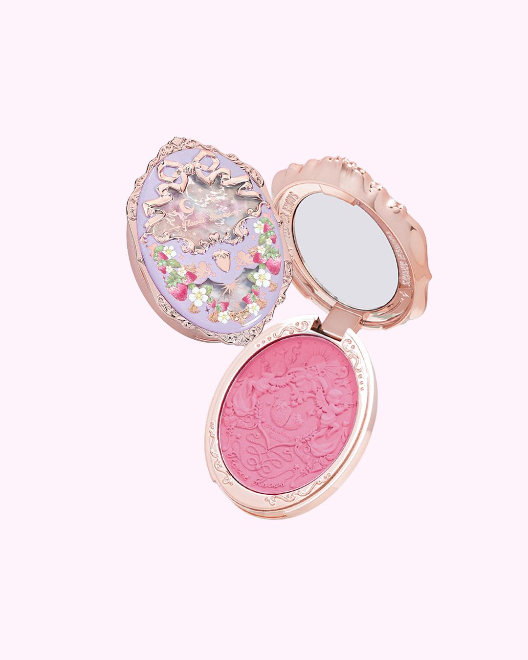 Violet Strawberry Rococo Embossed Blush - G02 Little Cranberry