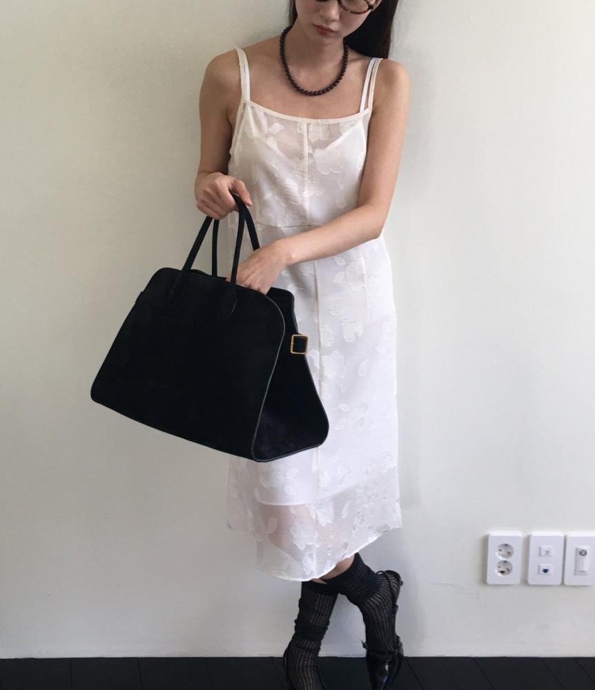 24SS meetme 미트미 레이어 슬리브리스 롱 원피스