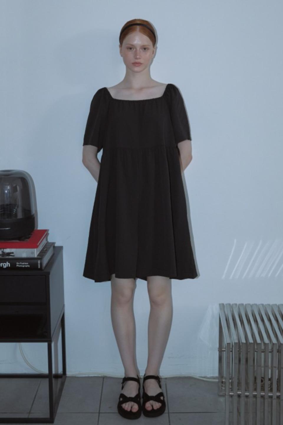 시어서커 점프수트 (Black)