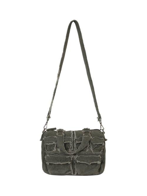DAMAGE MULTI-POCKET CARGO BAG KHAKI