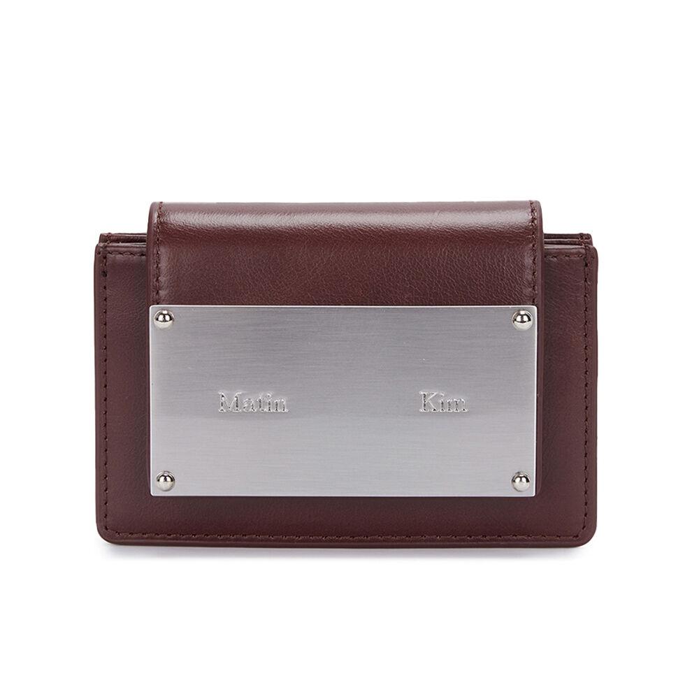 VINTAGE ACCORDION WALLET IN BROWN