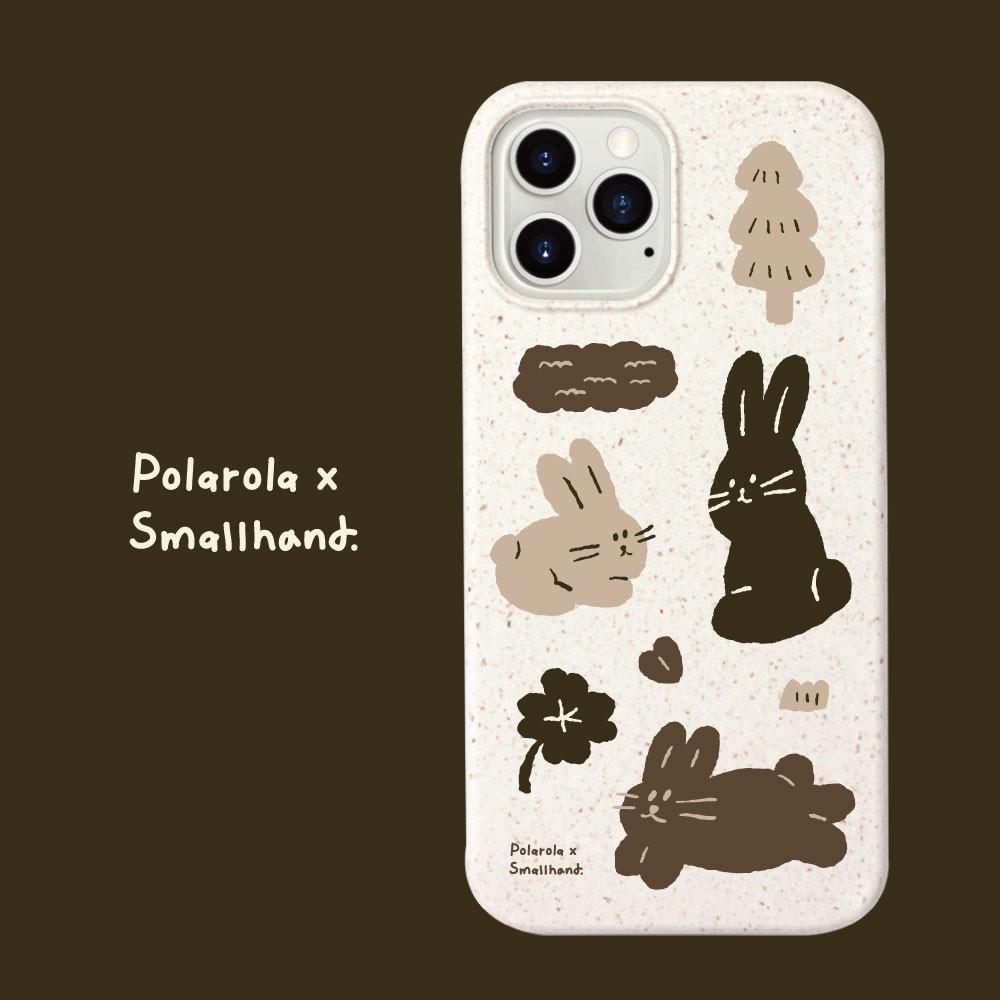 생분해성 친환경 케이스 아이폰 블랙 버니 아이폰케이스 커플케이스 투명케이스