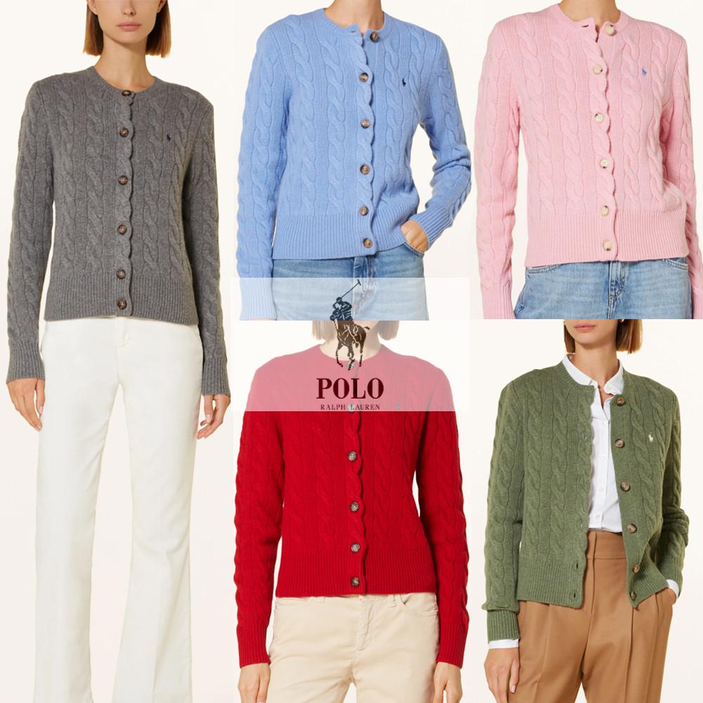 [미국/유럽발송] 폴로 랄프로렌 울 캐시미어 여성 가디건 백화점신상 컬러 입고