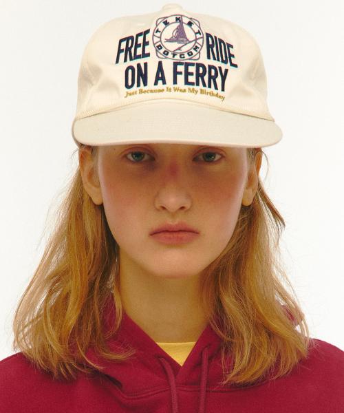 Ferry Satin Cap White