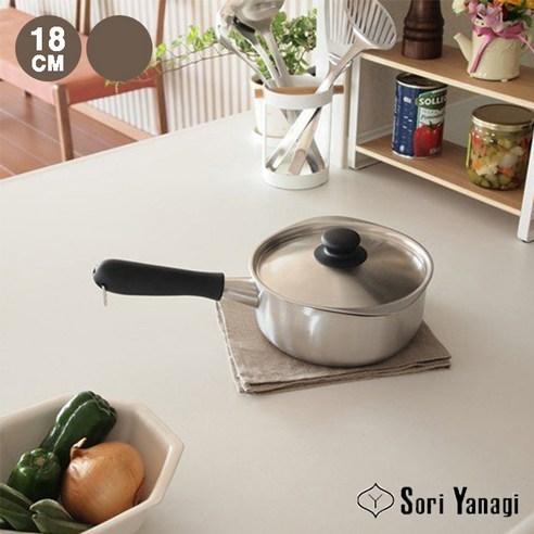 소리야나기 스텐레스 라면냄비 편수냄비 18cm 무광 - 냄비/프라이팬 | 쿠팡
