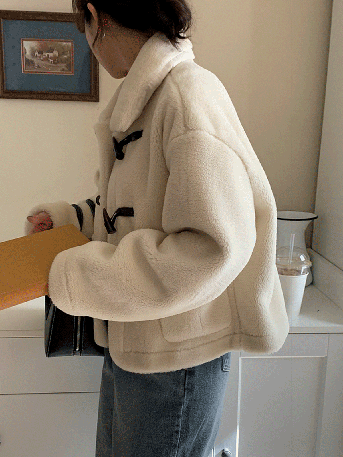 [24시간 new 5%할인] duffle half fur mustang (3colors) 추천!