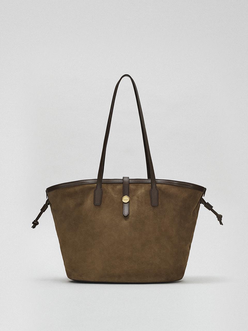 삭 브누아 스웨이드 카키브라운