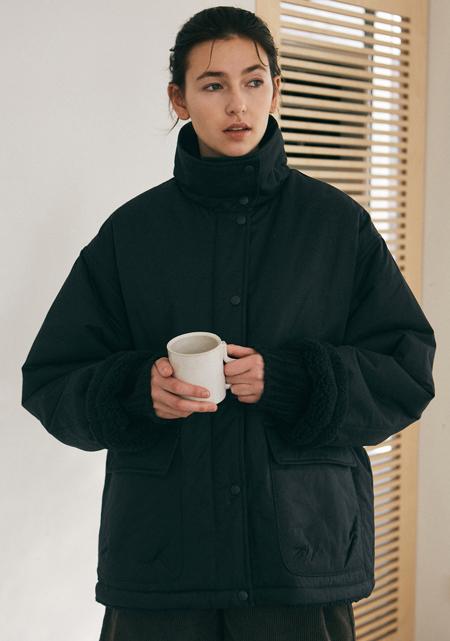 BOA FLEECE PADDING JACKET_BLACK