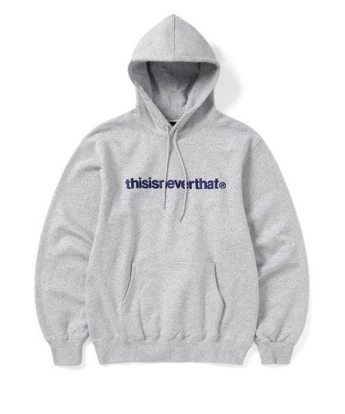 디스이즈네버댓(THISISNEVERTHAT)  T-Logo Hoodie Heather Grey - 사이즈 & 후기 | 무신사
