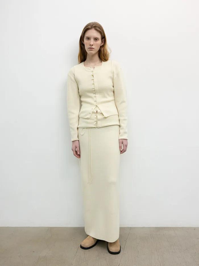[29CM 단독] BUTTON DOWN CARDIGAN [IVORY]